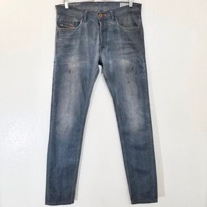 Diesel Mens Jeans Tepphar Slim Carrot Grey-Blue 31